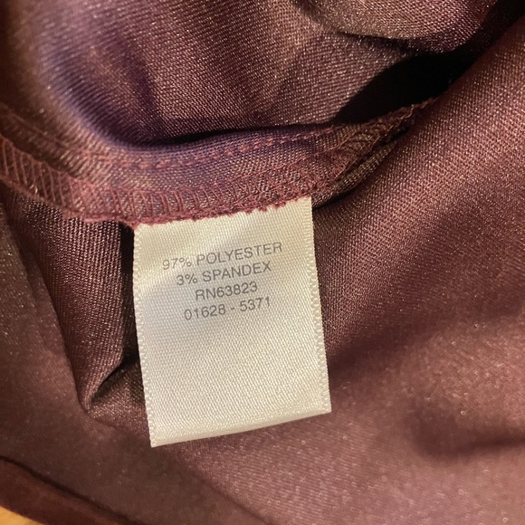Christopher & Banks Suede Look Skirt, Brown, Sz. 10, Patchwork Look, Full Skirt - Picture 7 of 9